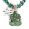 .925 Sterling Silver Navajo Turquoise Necklace 740111-15929-10 .925 Sterling Silver Navajo Turquoise Necklace 740111-15929-10