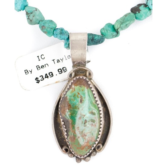 .925 Sterling Silver Certified Authentic Navajo Turquoise Opalite Native American Necklace 1490-16-15762-1 .925 Sterling Silver Certified Authentic Navajo Turquoise Opalite Native American Necklace 1490-16-15762-1