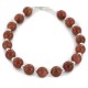 Certified Authentic Navajo Natural Goldstone Nickel Native American Bracelet 12933