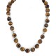 Certified Authentic Navajo Natural Tigers Eye Native American Necklace 25288 Certified Authentic Navajo Natural Tigers Eye Native American Necklace 25288