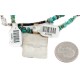 12kt Gold Filled .925 Sterling Silver Eagle Handmade Certified Authentic Navajo Natural Turquoise Coral Native American Necklace 24300-16025-2