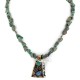 12kt Gold Filled .925 Sterling Silver Handmade Certified Authentic Navajo Natural Turquoise Lapis Native American Necklace 24170-1-102248 12kt Gold Filled .925 Sterling Silver Handmade Certified Authentic Navajo Natural Turquoise Lapis Native American Necklace 24170-1-102248