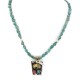 12kt Gold Filled .925 Sterling Silver Buffalo Handmade Certified Authentic Navajo White and Turquoise Coral Native American Necklace 1507-8-15781 12kt Gold Filled .925 Sterling Silver Buffalo Handmade Certified Authentic Navajo White and Turquoise Coral Native American Necklace 1507-8-15781