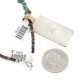 12kt Gold Filled .925 Sterling Silver Handmade Certified Authentic Navajo White and Turquoise Lapis Native American Necklace 24150-15956-3