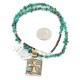 12kt Gold Filled .925 Sterling Silver Cross Handmade Certified Authentic Navajo Turquoise Native American Necklace 24248-2 12kt Gold Filled .925 Sterling Silver Cross Handmade Certified Authentic Navajo Turquoise Native American Necklace 24248-2