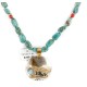 12kt Gold Filled .925 Sterling Silver Wolf Handmade Certified Authentic Navajo Turquoise Coral Native American Necklace 24154-34-15781 12kt Gold Filled .925 Sterling Silver Wolf Handmade Certified Authentic Navajo Turquoise Coral Native American Necklace 24154-34-15781