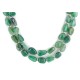 2 Strand Certified Authentic .925 Stering Silver Navajo Natural Jade Hematite Native American Necklace 17016