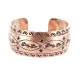 Handmade Horse Navajo Pure Copper Native American Bracelet 12942-3 Handmade Horse Navajo Pure Copper Native American Bracelet 12942-3