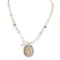 Oval .925 Sterling Silver Navajo Natural White and Turquoise Native American Necklace 12924-4-25289 Oval .925 Sterling Silver Navajo Natural White and Turquoise Native American Necklace 12924-4-25289