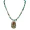 .925 Sterling Silver Navajo Natural Turquoise Coral Native American Necklace 12926-3-25289 .925 Sterling Silver Navajo Natural Turquoise Coral Native American Necklace 12926-3-25289