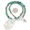 .925 Sterling Silver Navajo Natural Turquoise Coral Native American Necklace 12926-3-25289 .925 Sterling Silver Navajo Natural Turquoise Coral Native American Necklace 12926-3-25289