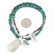 .925 Sterling Silver Navajo Certified Authentic Natural Turquoise Native American Necklace 24464-15781 .925 Sterling Silver Navajo Certified Authentic Natural Turquoise Native American Necklace 24464-15781