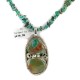 .925 Sterling Silver Navajo Certified Authentic Turquoise Native American Necklace 12926-5 .925 Sterling Silver Navajo Certified Authentic Turquoise Native American Necklace 12926-5