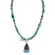 .925 Sterling Silver Certified Authentic Navajo Natural Turquoise Sugilite Native American Necklace 24410-1-25289 .925 Sterling Silver Certified Authentic Navajo Natural Turquoise Sugilite Native American Necklace 24410-1-25289