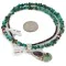 .925 Sterling Silver Certified Authentic Navajo Turquoise Sugilite Native American Necklace 24411-4-1601