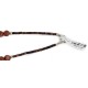 Vintage Style Buffalo Nickel and .925 Sterling Silver Handmade Certified Authentic Navajo Natural Turquoise Goldstone Native American Necklace 24412-2-16076-8