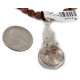 Vintage Style Buffalo Nickel and .925 Sterling Silver Handmade Certified Authentic Navajo Natural Turquoise Goldstone Native American Necklace 24412-2-16076-8