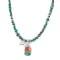 .925 Sterling Silver Navajo Turquoise Spiny Oyster Native American Necklace 24415-1-25289 .925 Sterling Silver Navajo Turquoise Spiny Oyster Native American Necklace 24415-1-25289