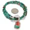 .925 Sterling Silver Navajo Turquoise Spiny Oyster Native American Necklace 24415-1-25289 .925 Sterling Silver Navajo Turquoise Spiny Oyster Native American Necklace 24415-1-25289