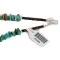 .925 Sterling Silver Navajo Turquoise Spiny Oyster Native American Necklace 24415-1-25289 .925 Sterling Silver Navajo Turquoise Spiny Oyster Native American Necklace 24415-1-25289