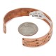 Handmade Certified Authentic Bear Navajo Pure .925 Sterling Silver and Copper Native American Bracelet 12762-21