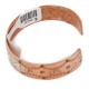 Handmade Certified Authentic Bear Navajo Pure .925 Sterling Silver and Copper Native American Bracelet 12762-21