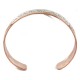 Handmade Certified Authentic Bear Navajo Pure .925 Sterling Silver and Copper Native American Bracelet 12762-21
