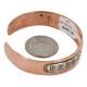 Handmade Certified Authentic Navajo .925 Sterling Silver and Pure Copper Native American Bracelet 12703-10