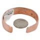 Handmade Certified Authentic Navajo .925 Sterling Silver and Pure Copper Native American Bracelet 12703-10
