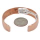 Handmade .925 Certified Authentic Sterling Silver and Pure Copper Navajo Native American Bracelet 12703-5