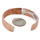 Handmade .925 Certified Authentic Sterling Silver and Pure Copper Navajo Native American Bracelet 12703-5