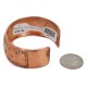Navajo Handmade Certified Authentic Pure Copper Native American Bracelet 12777-43
