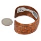 Navajo Handmade Certified Authentic Pure Copper Native American Bracelet 12595-31