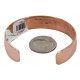 Handmade Certified Authentic Navajo .925 Sterling Silver and Pure Copper Native American Bracelet 12703-181