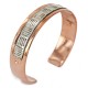 Handmade Certified Authentic Navajo Pure Copper and .925 Sterling Silver Native American Bracelet 12703-12 Handmade Certified Authentic Navajo Pure Copper and .925 Sterling Silver Native American Bracelet 12703-12