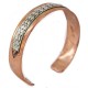 Certified Authentic Handmade Navajo Pure Copper and .925 Sterling Silver Native American Bracelet 12703-15