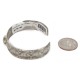 Handmade Certified Authentic Navajo Horned Lizard Nickel Natural Turquoise Native American Bracelet 12796-5