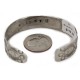 Handmade Certified Authentic Navajo Horned Lizard Nickel Natural Turquoise Native American Bracelet 12796-5