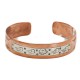Bear Handmade Certified Authentic Navajo Pure .925 Sterling Silver and Copper Native American Bracelet 12762-74