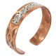 Bear Handmade Certified Authentic Navajo Pure .925 Sterling Silver and Copper Native American Bracelet 12762-74