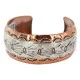 Bear Paw Handmade Navajo .925 Sterling Silver and Pure Copper Native American Bracelet 12865-3 Bear Paw Handmade Navajo .925 Sterling Silver and Pure Copper Native American Bracelet 12865-3