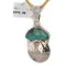 Vintage Style Buffalo Nickel .925 Sterling Silver Handmade Navajo Natural Turquoise Native American Necklace 24415-3 Vintage Style Buffalo Nickel .925 Sterling Silver Handmade Navajo Natural Turquoise Native American Necklace 24415-3