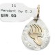 12kt Gold Filled and .925 Sterling Silver Bear Paw Handmade Certified Authentic Navajo Native American Pendant 24477