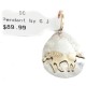 12kt Gold Filled and .925 Sterling Silver Certified Authentic Horse Handmade Navajo Native American Pendant 24475