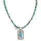 .925 Sterling Silver and Nickel Handmade Navajo Natural Turquoise Coral Native American Necklace 12810-2-1601 .925 Sterling Silver and Nickel Handmade Navajo Natural Turquoise Coral Native American Necklace 12810-2-1601