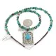 .925 Sterling Silver and Nickel Handmade Navajo Natural Turquoise Coral Native American Necklace 12810-2-1601 .925 Sterling Silver and Nickel Handmade Navajo Natural Turquoise Coral Native American Necklace 12810-2-1601