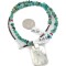 .925 Sterling Silver and Nickel Certified Authentic Navajo Handmade Natural Turquoise Coral Native American Necklace 12810-5-1601
