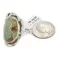 Handmade Navajo .925 Sterling Silver Certified Authentic Natural Turquoise Native American Ring  17024-2