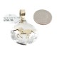 12kt Gold Filled .925 Sterling Silver Horse Handmade Certified Authentic Navajo Native American Pendant 17022