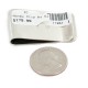 12kt Gold Filled and .925 Sterling Silver Eagle Head Handmade Certified Authentic Navajo Native American Money Clip 11261-1